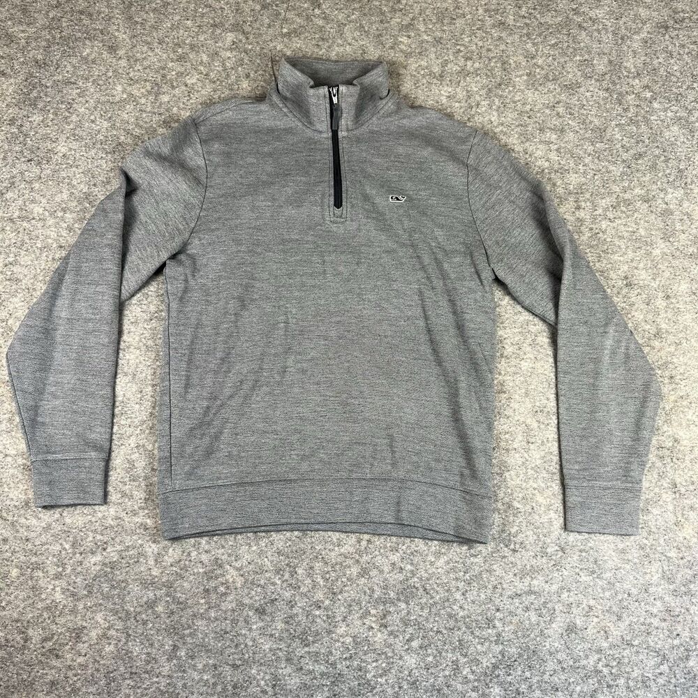 Vineyard Vines  1/4 Zip Sweater Size Small Color‎ Gray